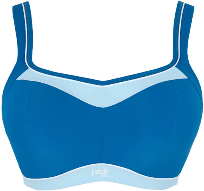 Panache - Power Voorgevormde Sport BH met beugel - Ocean - 70D