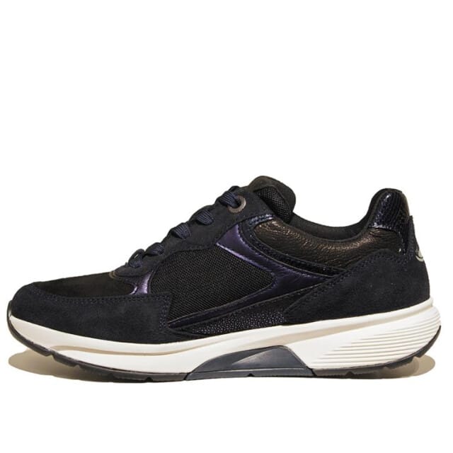 Gabor Rollingsoft Sneaker 76.875.66 Blauw Zwart Combi