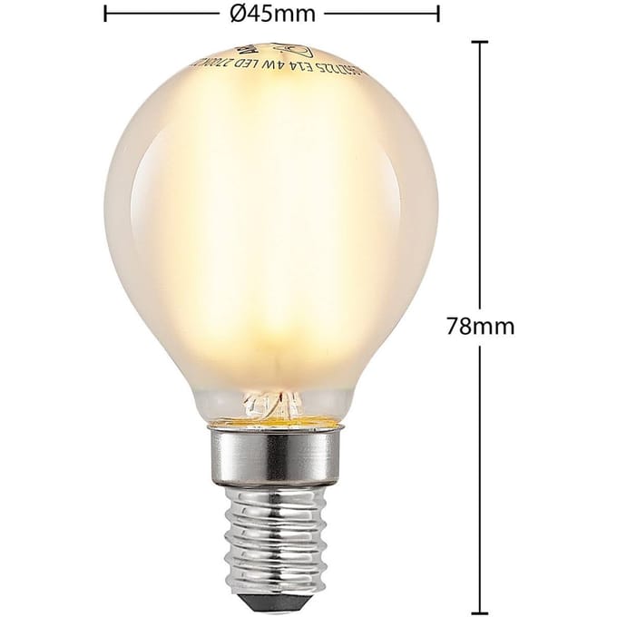 Arcchio LED lamp, druppellamp, E14, 4 W, mat 2.700 K