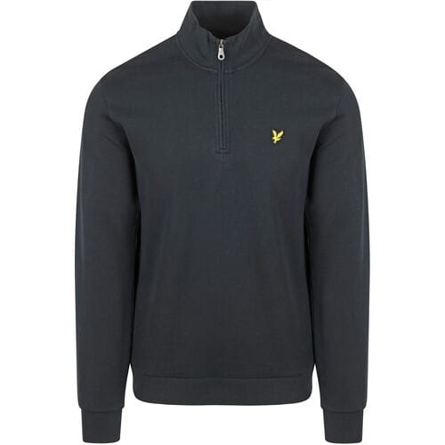 Lyle & Scott Sweat Half Zip Navy - Maat XXL - Heren - Quarter zip