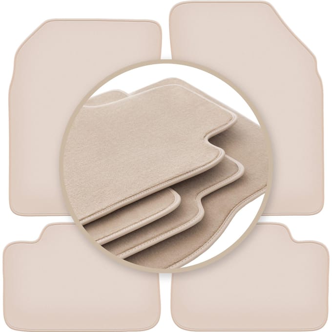 PREMIUM beige matten voor: Nissan Micra K11 hatchback 1992-2003