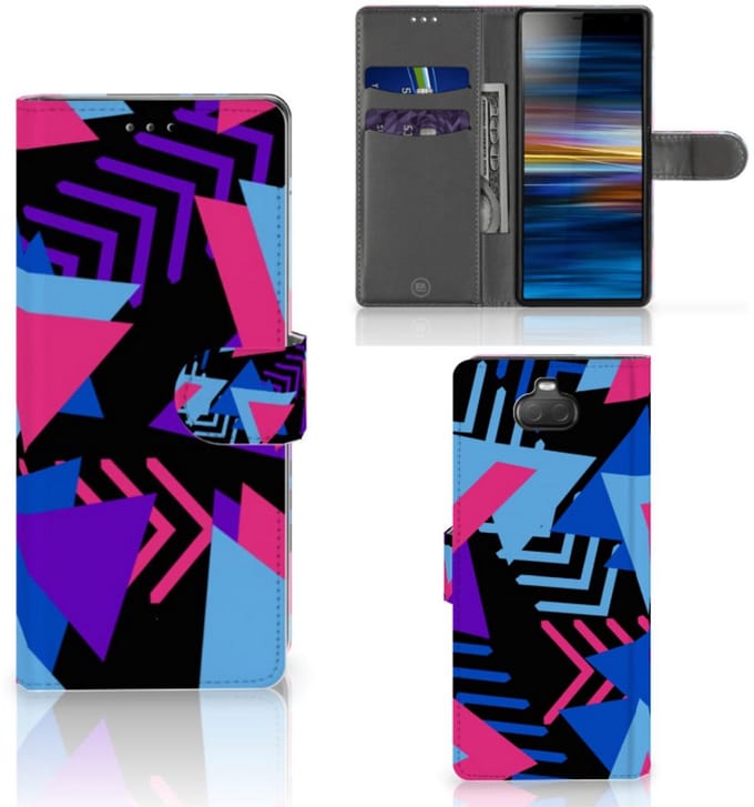 Sony Xperia 10 Book Case Funky Triangle