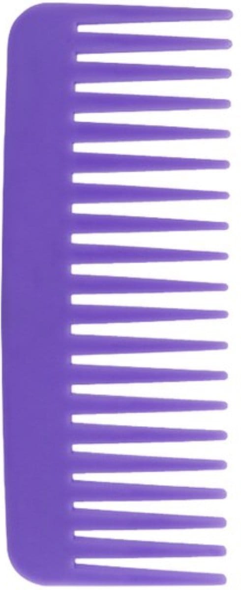 Cabantis Brede Kam 20 Tanden - Styling Tool - Wide Tooth Comb - Kapper Kam - Haar Accessoire - Paars