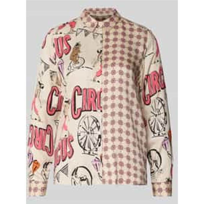 Overhemdblouse met knoopsluiting