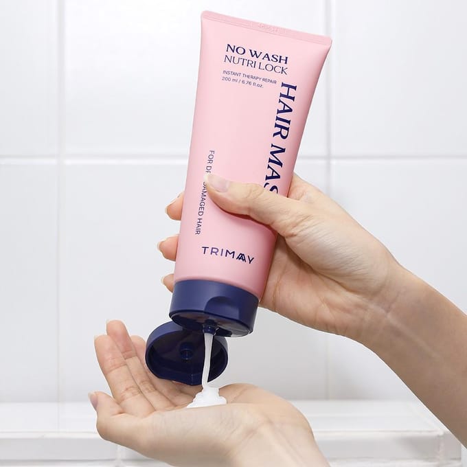 Trimay Masque capillaire Nutri Lock sans lavage white