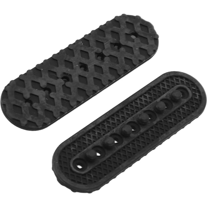 2 stuks Snapback Riem met 7 Gaten Hoed Pet Vervangende Sluitingen Gesp Riem Verlengstuk voor Hoed black