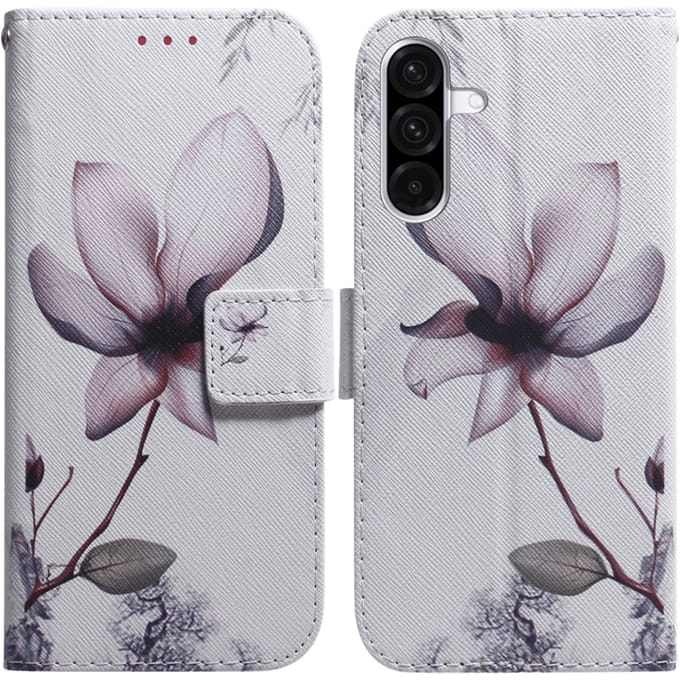 Mocaa Samsung Galaxy A26 5G Floral Bookcase Hoesje Meerkleurig