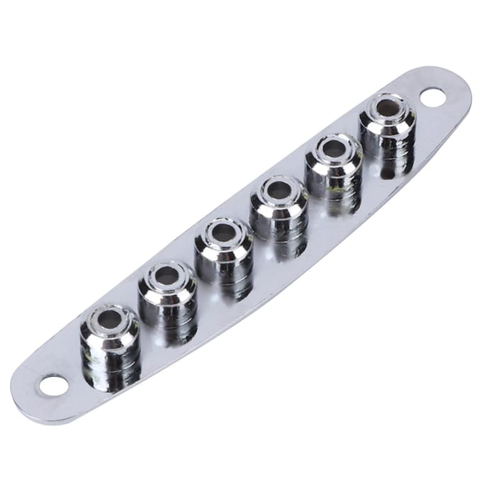 Gitaar String Through Plate Montage Ferrules Zinklegering Elektrische Basgitaar OnderdelenZilver white