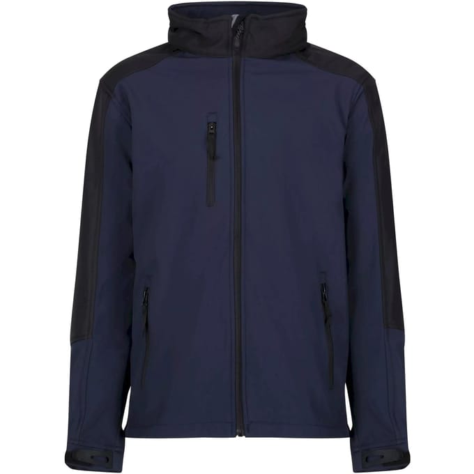 Regatta Reid Mens Softshell Windbestendig Waterafstotend Jasje (Marineblauw)