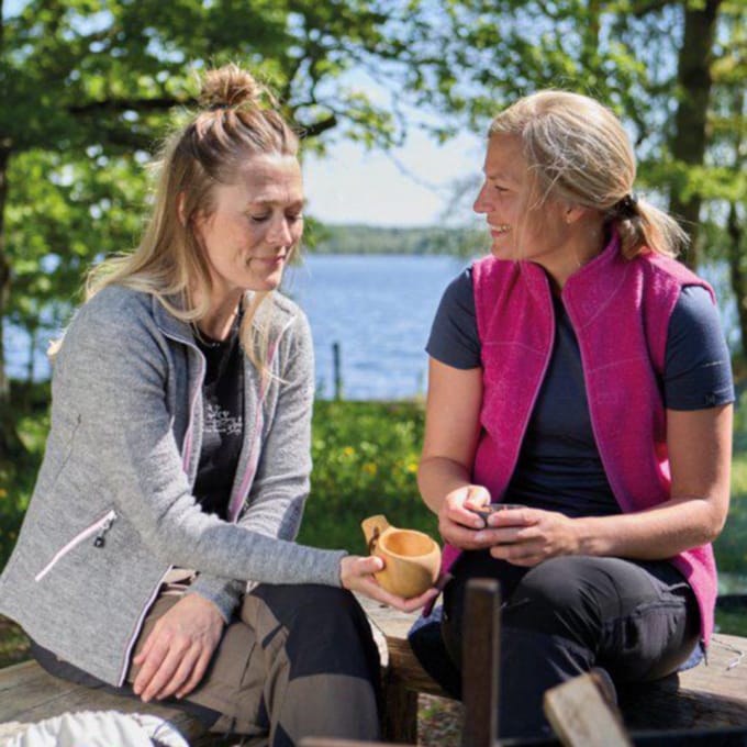 Ivanhoe t-shirt UW Cilla Vine voor dames - 100% merino wol - Zwart
