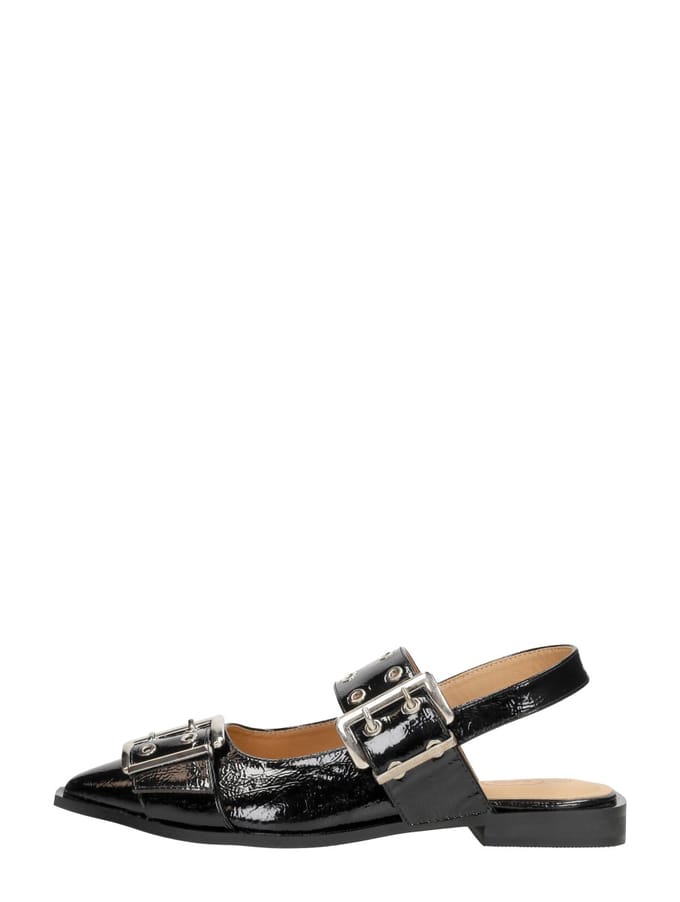 Shoecolate Slingbacks Slingbacks - Zwart lak - Maat 40