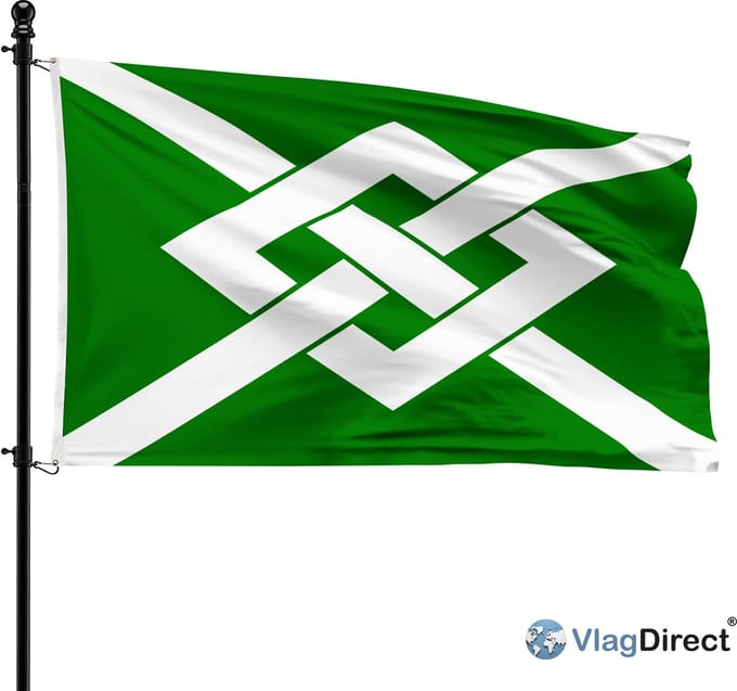 Gemeente Mont-de-l'Enclus vlag - 90 x 150 cm.
