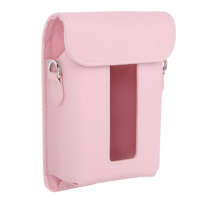 Draagtas voor Link 3 PU Smartphone Printer Beschermhoes Cover Opbergtas met Schouder wit