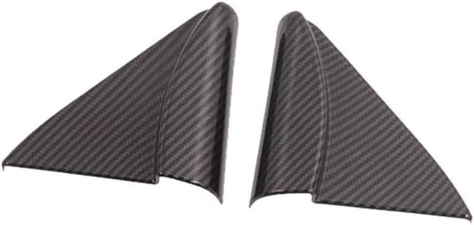 Luidspreker Afdekking - Interieur Trim - Auto Verfraaien - Koolstofvezel Look - One Size - Zwart