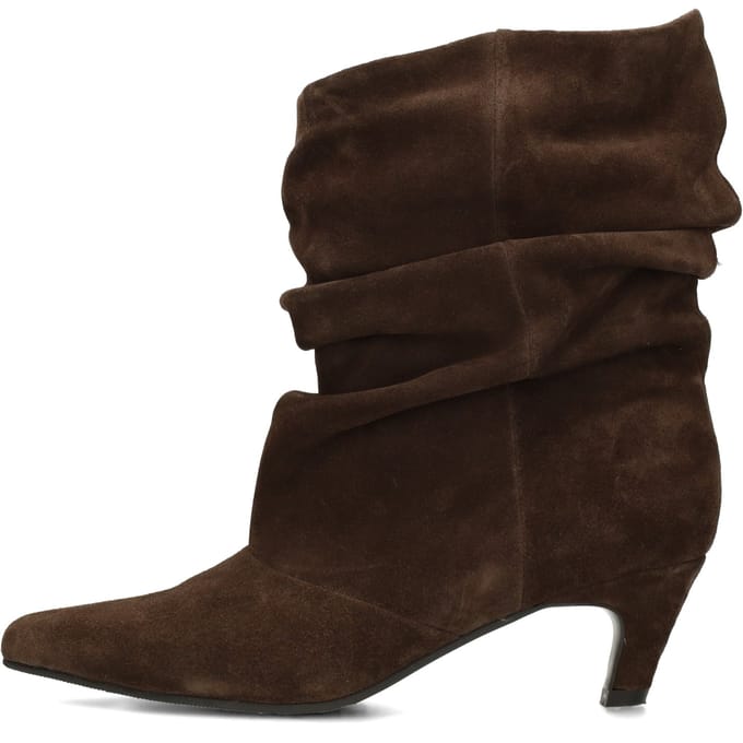 PS Poelman Hannah laarzen brown suede