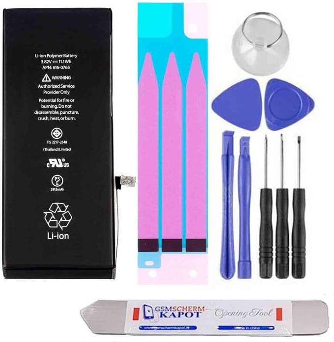 Batterij Kit iPhone 6 Plus + USB Charger Doctor – Premium