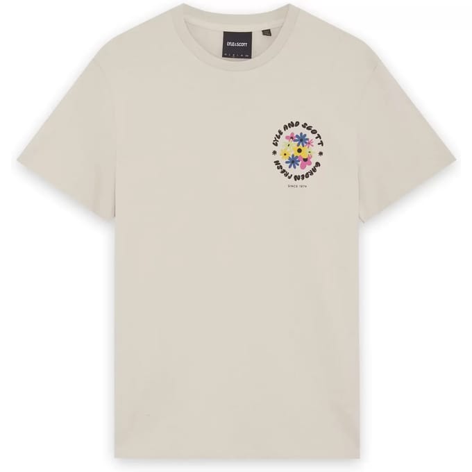 Lyle & Scott - Heren t-shirt - Maat S - Mannen - W503 Putty -