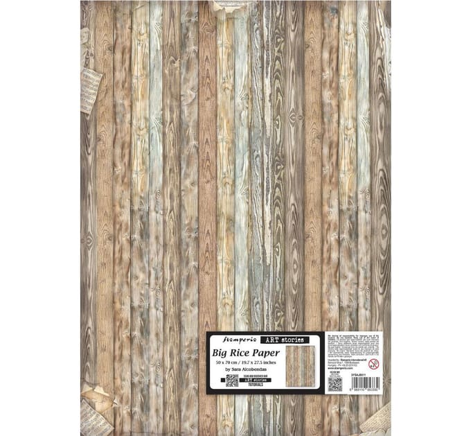 Stamperia Motief strozijde "Symphony - Wood Pattern", 50 x 70 cm