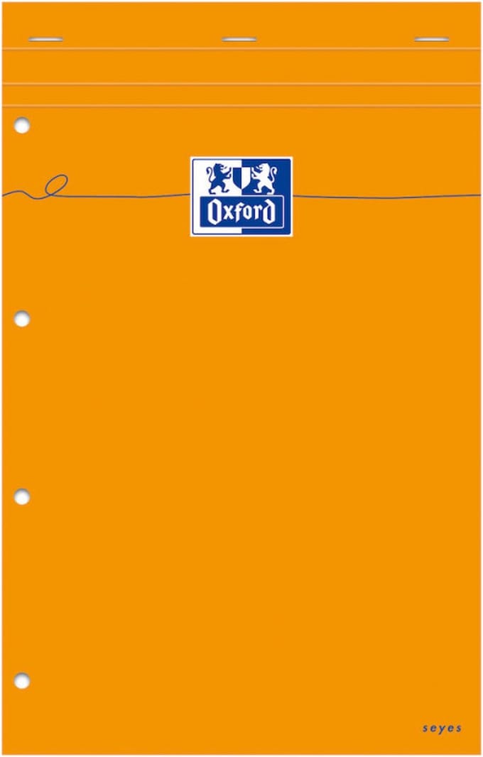 Oxford 100106979 schrijfblok & schrift Oranje A4