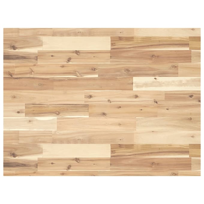 vidaXL - Wastafelblad - 80x60x4 - cm - onbehandeld - massief - acaciahout