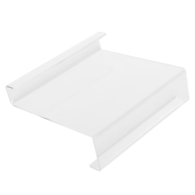 Support de livre universel en acrylique pour tapis de course, support de lecture pour tablette et magazine, transparent white