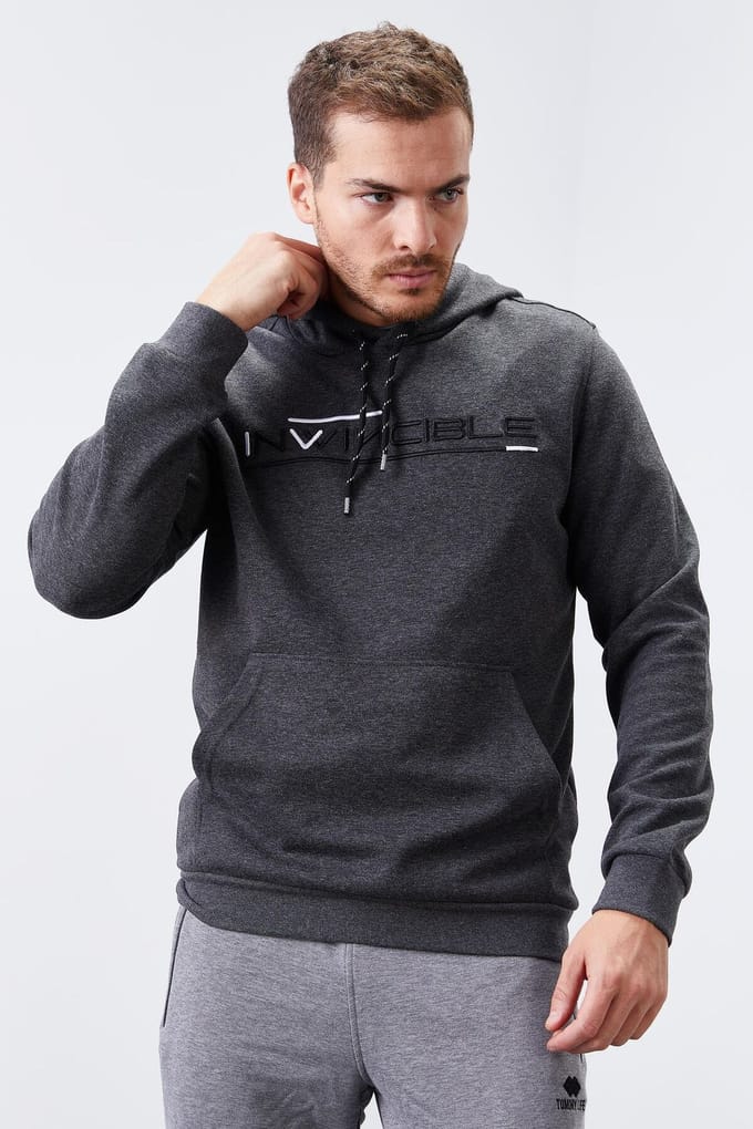 Heren Geprinte Hoodie Met Zak
