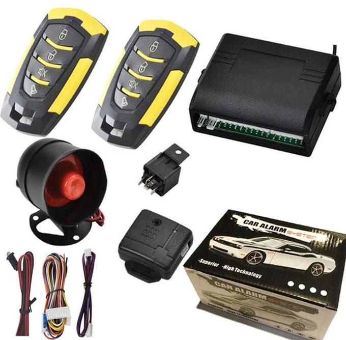 SPHProducts - Auto-veiligheidsalarmsysteem - Sleutelvrije centrale