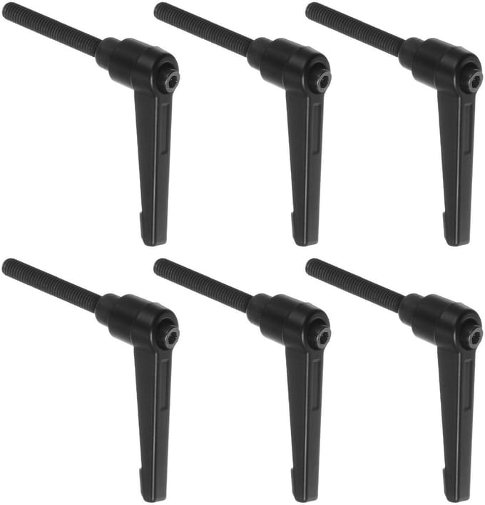 Dailygoods- Klemhendels 6 stuks - Verstelbaar - Snelspanner met