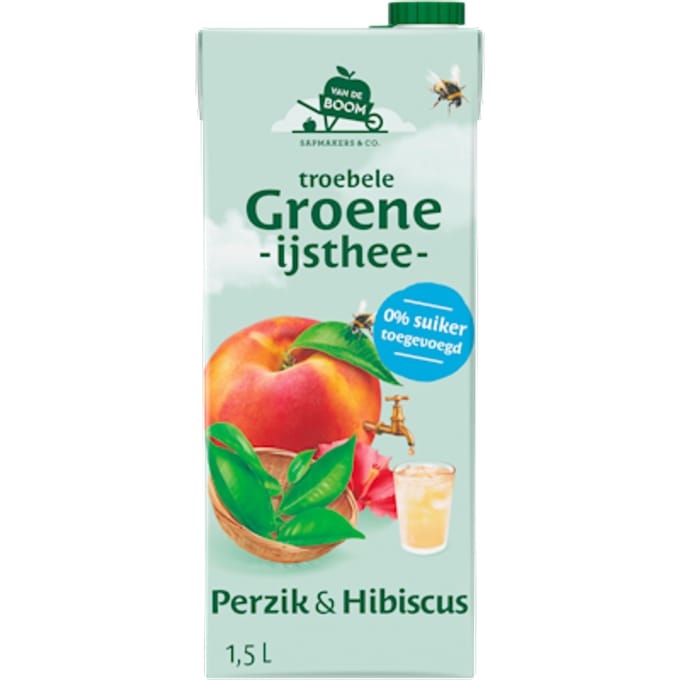 Groene thee perzik