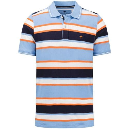 Fynch-Hatton Polo Multi Stripe Fantasy Navy-Multi / male