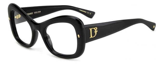 Dsquared2 D2 0138 Black 52/23/140 WOMAN Brilmonturen
