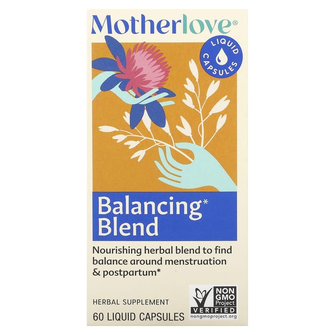 Motherlove, Balancerend Mengsel, 60 Vloeibare Capsules