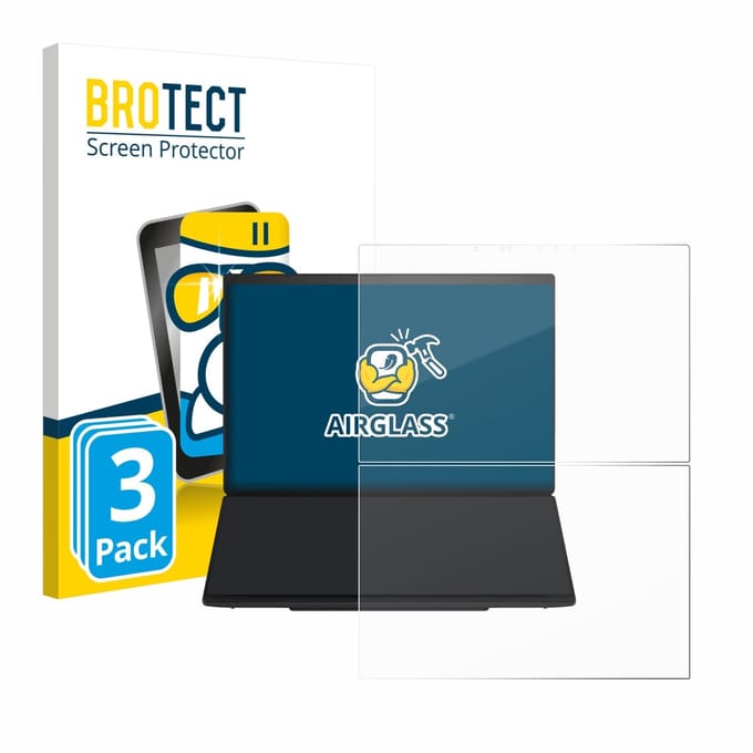 Screenprotector 3 Stuks voor ASUS ZenBook Duo UX8407 Beschermglas transparant