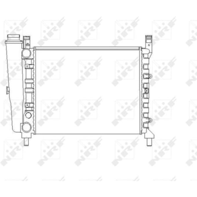 Radiator, motorkoeling NRF 54680