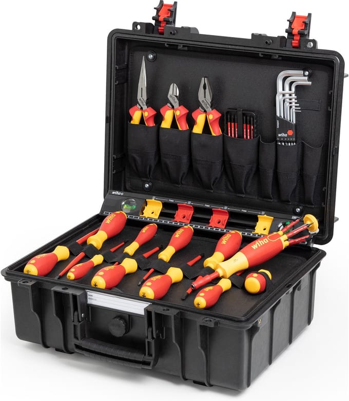 Wiha Gereedschapsset Basic Set L Electric in Koffer - 39-delig - 45257