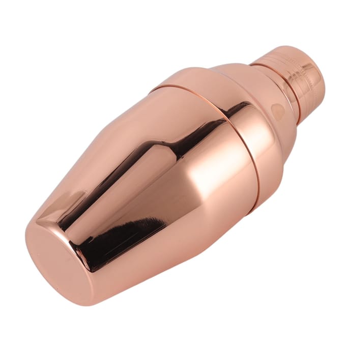 Shaker à cocktail en acier inoxydable 304 Shaker de bar pour kit de barman à domicile pour boissons mélangées 350ml beige