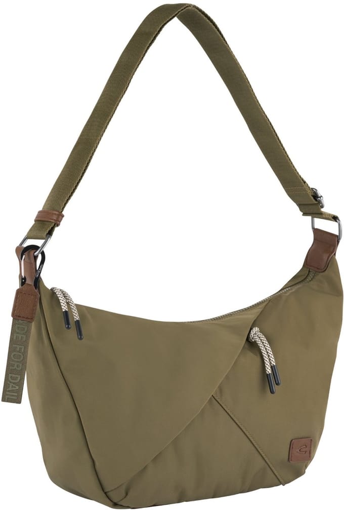 camel active schoudertas Aurum Hobo Bag Khaki kaki