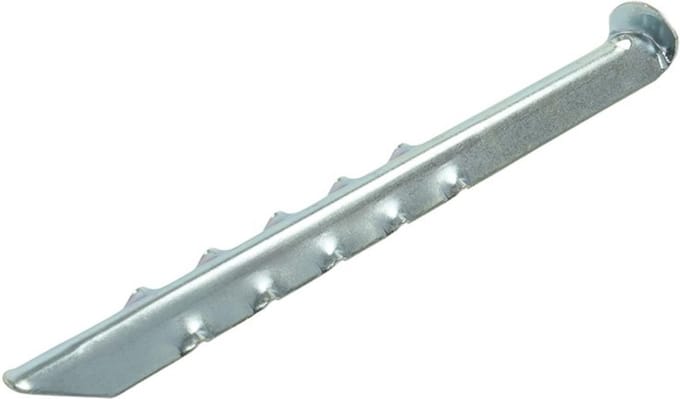 ProPlus Geribbelde stalen tentharing - 30 cm - ideaal voor zachte bodems