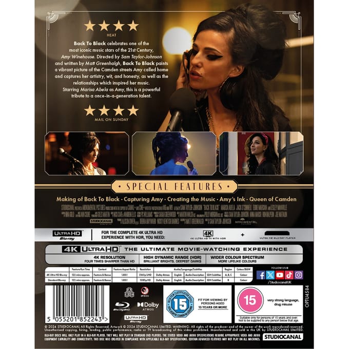 Back to Black [Blu-Ray 4K]
