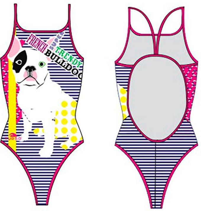 Turbo Bulldog Zwemkleding Roze M Vrouw