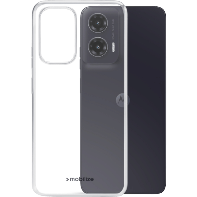 Mobilize Motorola Moto G35 TPU Hoesje Transparant