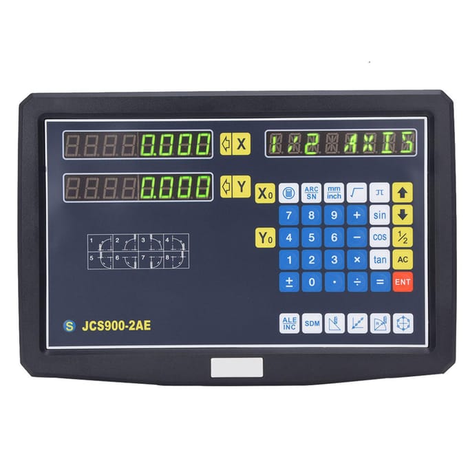 JCS900 2AE Afleesdisplay 0 3020mm DC5V 1m s TTL Industriële Kwaliteit Freesmachine Encoder US Stekker 110 240V