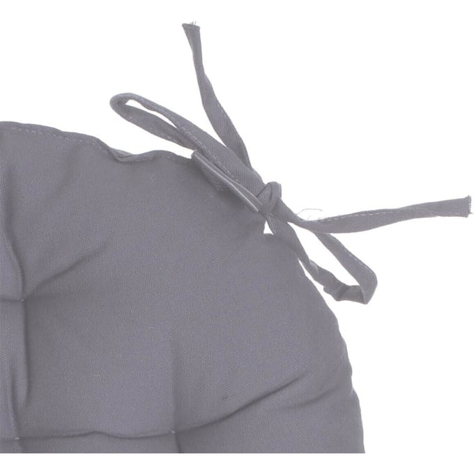 Eazy Living Stoelkussen Lys Licht Grijs - 38 cm x 38 cm - 4 Stuks
