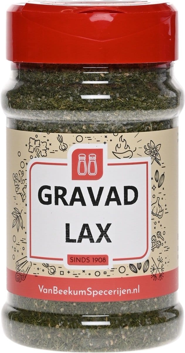 Van Beekum Specerijen - Gravad Lax - Strooibus 160 Gram
