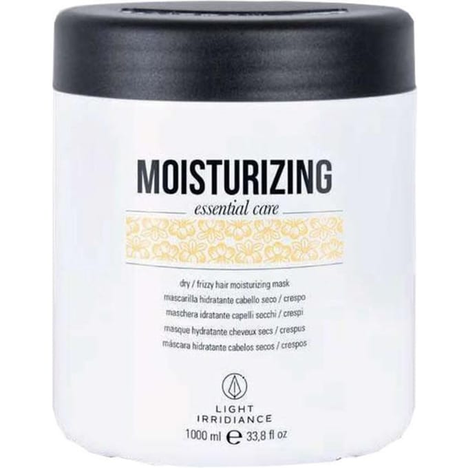Light Irridiance Essential Care Masque Hydratant Cheveux Secs 1000 ml black