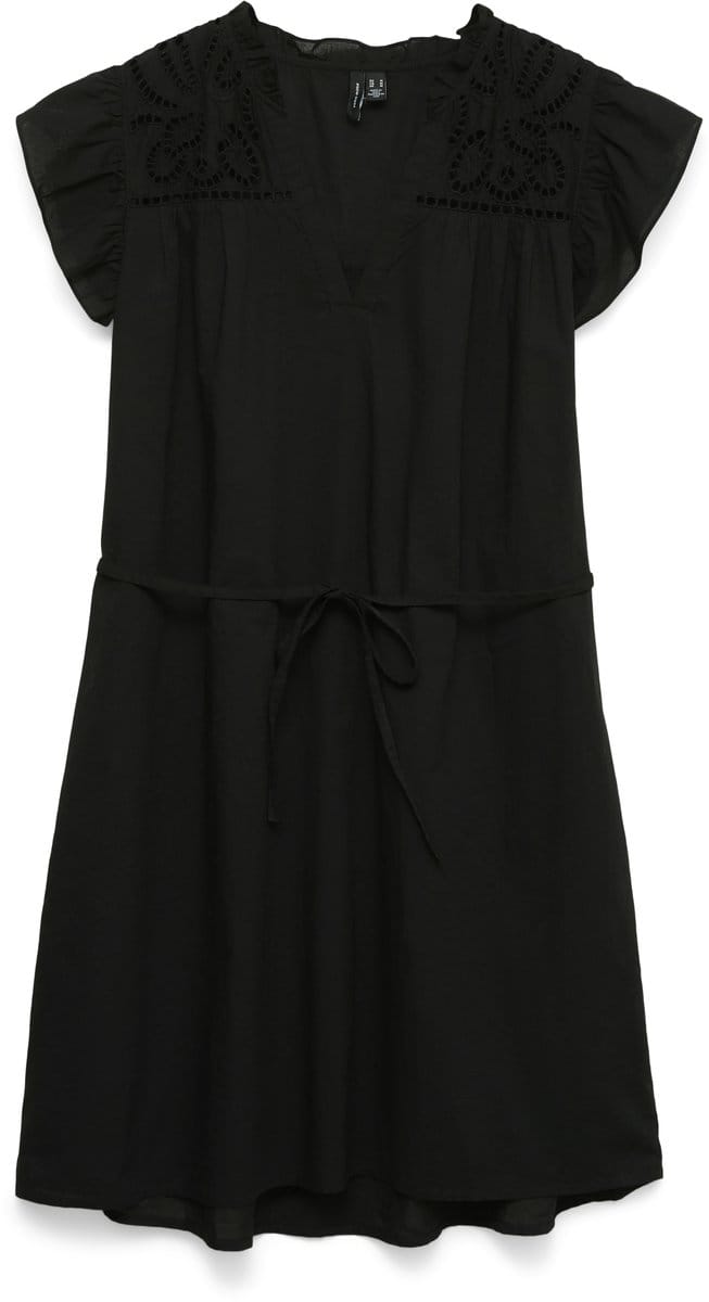 VERO MODA - VMLINE SS SHORT DRESS WVN NOOS - Dames - Mini jurken