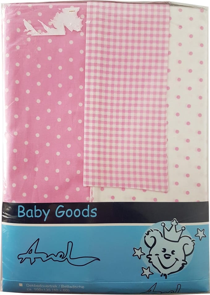 Anel Hemel voor Kinderbed - Roze-Wit