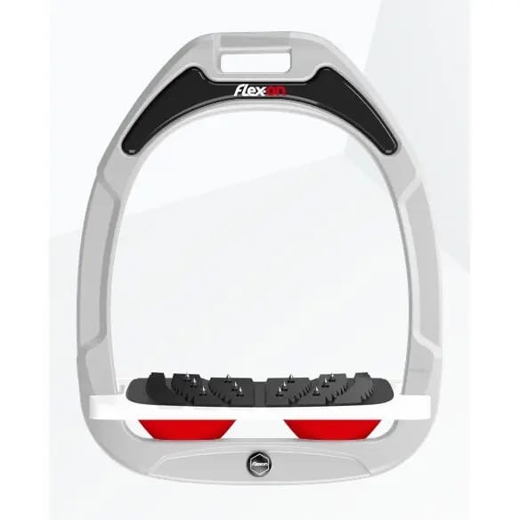 Ultra Grip Inkliniert Steun wit/wit/rood Flex-On Green Composite