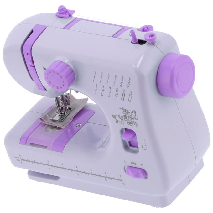 505A 605 Machine à coudre Ménage Mini Multifonctionnelle Électrique de Bureau Surjeteuse gray