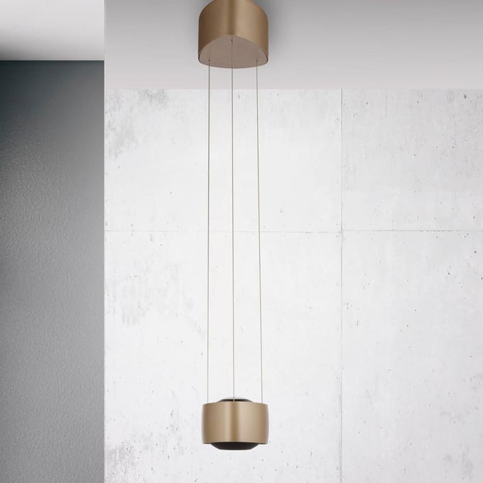Paul Neuhaus LED hanglamp Q-Stretto, brons, 14,5 cm